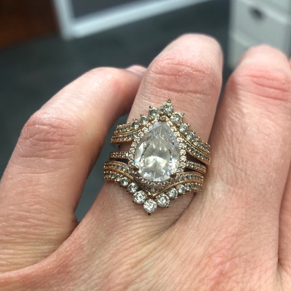 Pandora engagement/wedding ring set (3 rings)